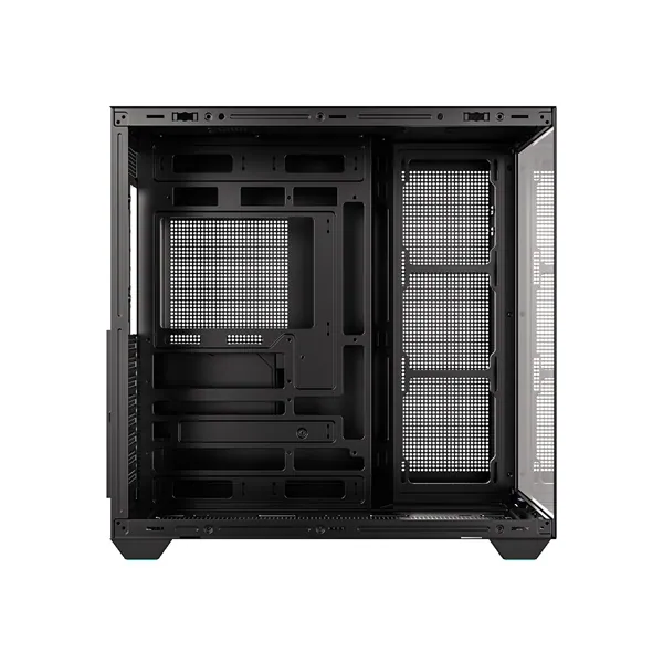 ID-Cooling Számítógépház - VIEW 510 (ablakos, venti nélkül, BTF, ATX, USB3.0, 1xUSB-C, fekete) – 3. kép