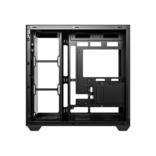 ID-Cooling Számítógépház - VIEW 510 (ablakos, venti nélkül, BTF, ATX, USB3.0, 1xUSB-C, fekete) – 4. kép