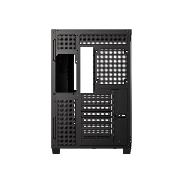 ID-Cooling Számítógépház - VIEW 510 (ablakos, venti nélkül, BTF, ATX, USB3.0, 1xUSB-C, fekete) – 6. kép