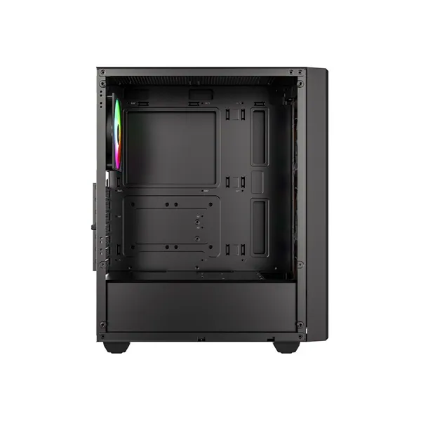 ID-Cooling Számítógépház - WARE 310 ARGB (ablakos, 4x12cm A-RGB, ATX, USB3.0, 1xUSB-C, 1xUSB2.0, fekete) – 4. kép