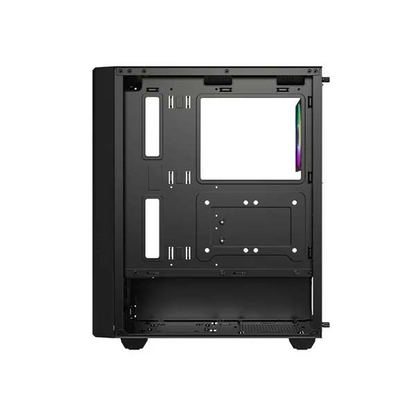 ID-Cooling Számítógépház - WARE 310 ARGB (ablakos, 4x12cm A-RGB, ATX, USB3.0, 1xUSB-C, 1xUSB2.0, fekete) – 5. kép