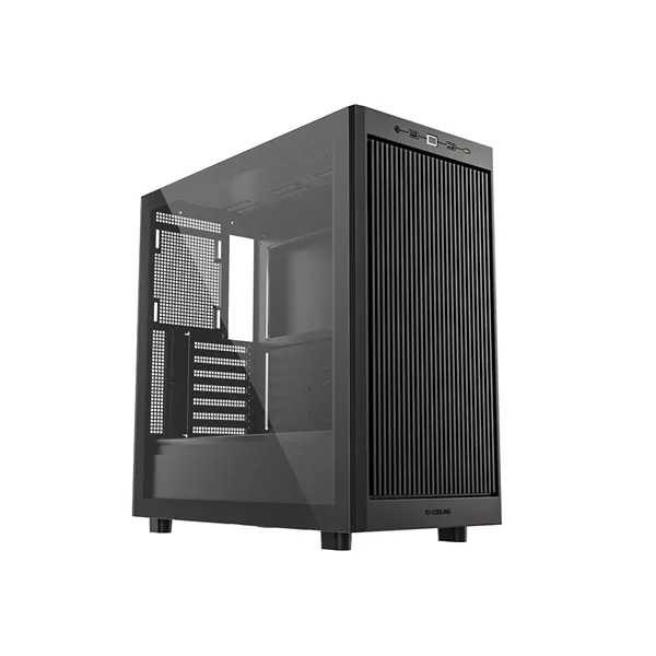 ID-Cooling Számítógépház - WARE 510 (ablakos, venti nélkül, ATX, USB3.0, 1xUSB-C, 1xUSB2.0, fekete)