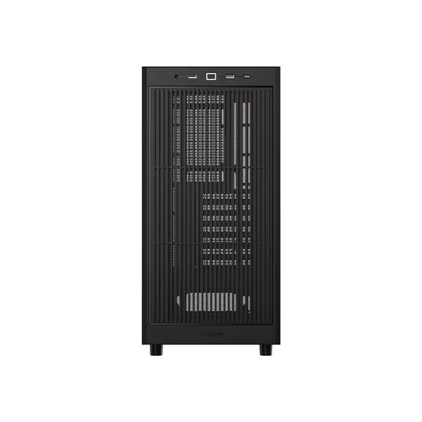 ID-Cooling Számítógépház - WARE 510 (ablakos, venti nélkül, ATX, USB3.0, 1xUSB-C, 1xUSB2.0, fekete) – 3. kép