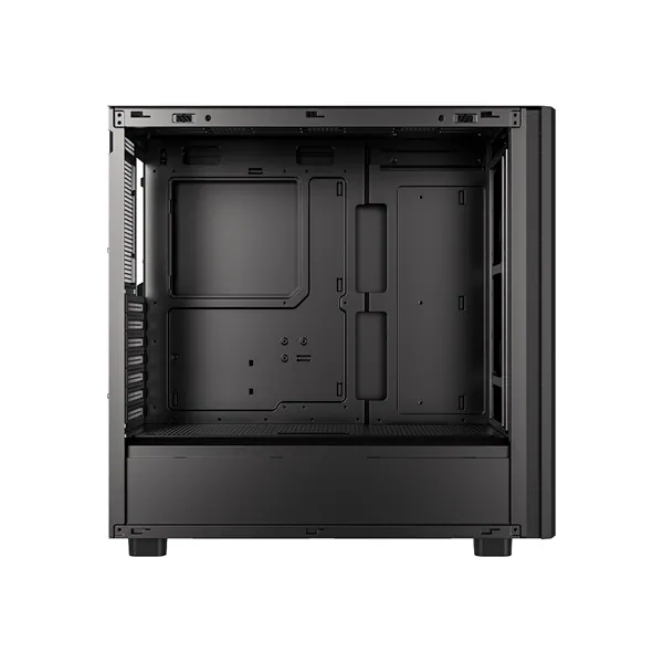 ID-Cooling Számítógépház - WARE 510 (ablakos, venti nélkül, ATX, USB3.0, 1xUSB-C, 1xUSB2.0, fekete) – 4. kép