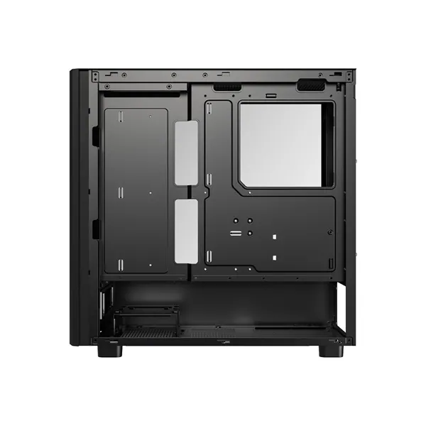 ID-Cooling Számítógépház - WARE 510 (ablakos, venti nélkül, ATX, USB3.0, 1xUSB-C, 1xUSB2.0, fekete) – 5. kép