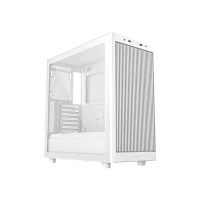 ID-Cooling Számítógépház - WARE 510 WH (ablakos, venti nélkül, ATX, USB3.0, 1xUSB-C, 1xUSB2.0, fehér)