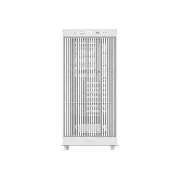 ID-Cooling Számítógépház - WARE 510 WH (ablakos, venti nélkül, ATX, USB3.0, 1xUSB-C, 1xUSB2.0, fehér) – 3. kép
