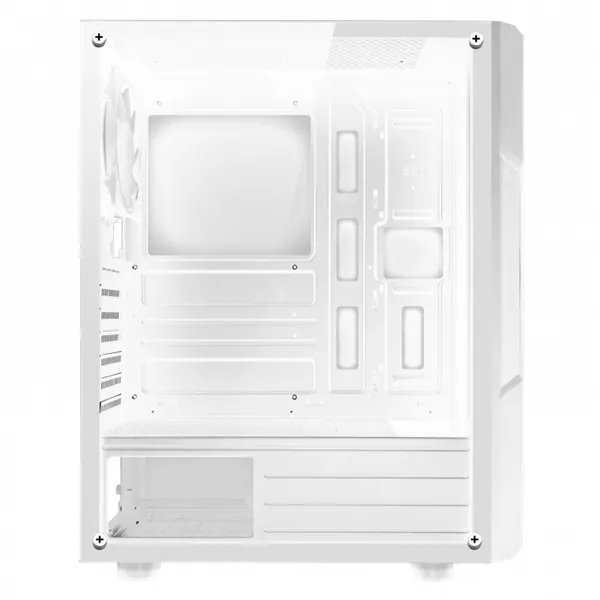 Spirit of Gamer Számítógépház - CLONE 3 White (fekete, ablakos, 2x12cm ventilátor, alsó táp, ATX, 1xUSB3.0, 2xUSB2.0) – 5. kép