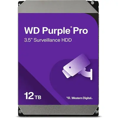 Western Digital 12TB 7200rpm SATA-600 512MB Purple Pro WD122PURP