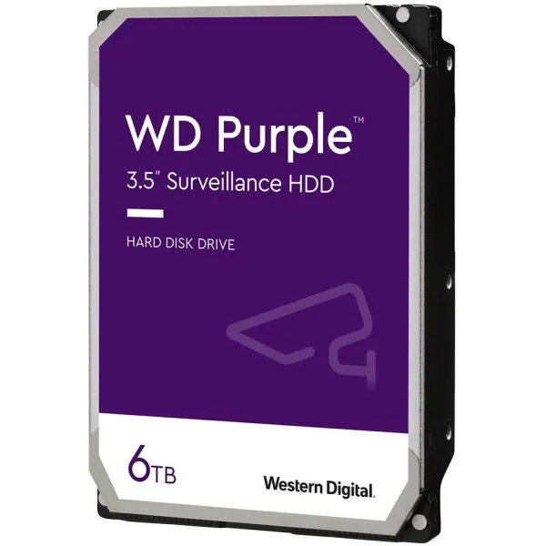 Western Digital 6TB 5400rpm SATA-600 256MB Purple WD64PURZ