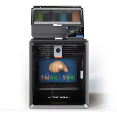 ANYCUBIC 3D nyomtató - Kobra S1 Combo (Filament technológia, 4 szín, Építőtér 250x250x250 mm) – 2. kép