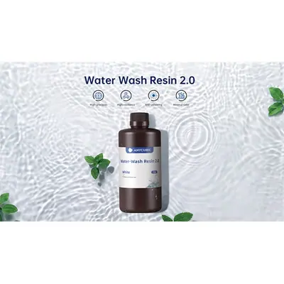 ANYCUBIC 3D Gyanta - Water Washable Resin Clear SSX2CL-102A (Átlátszó, 1kg) – 2. kép