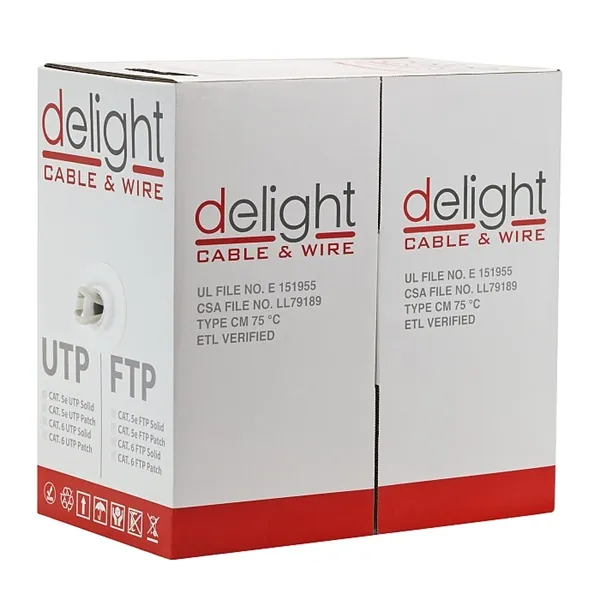 Delight UTP Cat.5e fali kábel, 305m, CCA – 2. kép