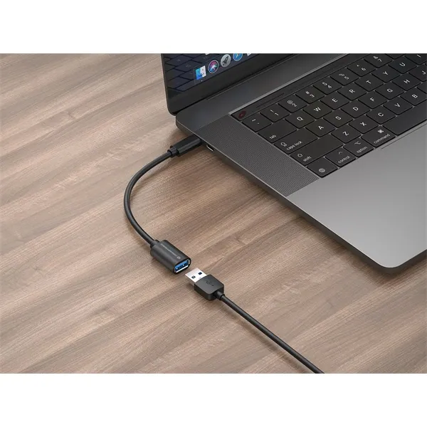 Conceptronic Kábel - ABBY11B (USB-C to USB-A, fekete) 2db/csomag – 6. kép