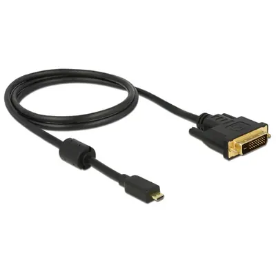 Delock Kábel - 83585 (micro HDMI -> DVI-D (24+1), apa-apa, 1m) – 2. kép