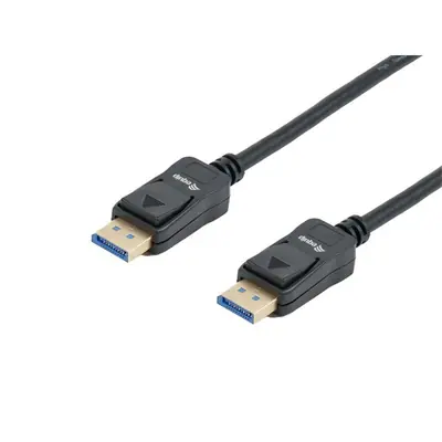 Equip Kábel - 119272 (DisplayPort2.1 kábel, 4K/144Hz, apa/apa, fekete, 2m)