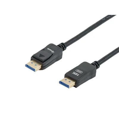 Equip Kábel - 119273 (DisplayPort2.1 kábel, 4K/144Hz, apa/apa, fekete, 3m) – 2. kép