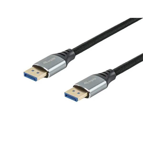 Equip Kábel - 119281 (Premium, DisplayPort2.1 kábel, 4K/240Hz, apa/apa, fekete, 1m)