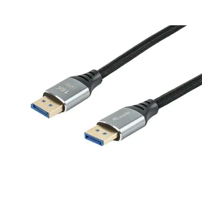 Equip Kábel - 119281 (Premium, DisplayPort2.1 kábel, 4K/240Hz, apa/apa, fekete, 1m) – 2. kép