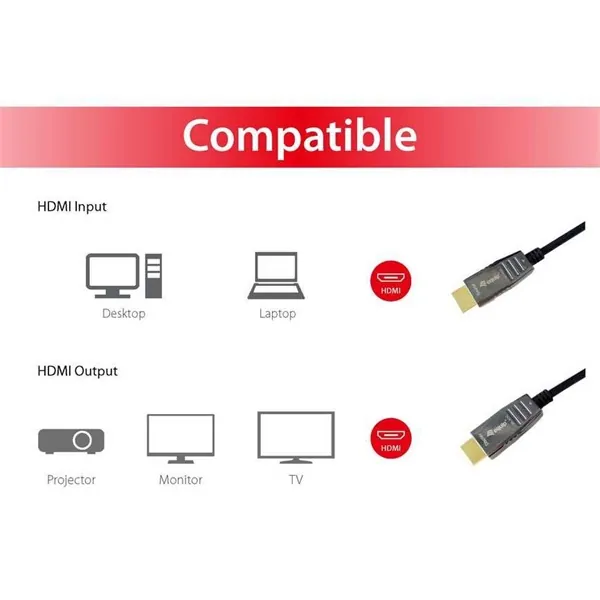 Equip Kábel - 119455 (Aktív HDMI2.1 kábel, apa/apa, 8K/60Hz, 50m) – 4. kép
