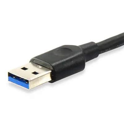 Equip Átalakító Kábel - 128343 (USB-C 3.2 Gen1 to USB-A, apa/apa, fekete, 0,25m) – 2. kép