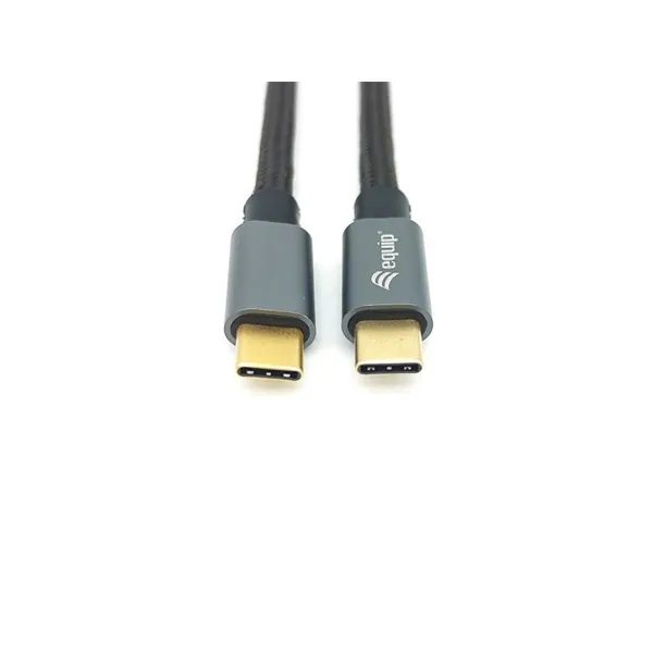 Equip Kábel - 128354 (USB-C 3.2 Gen2 to USB-C, apa/apa, PD:100W, fekete, 1m) – 6. kép