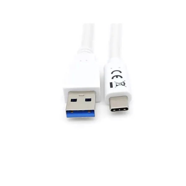 Equip Átalakító Kábel - 128364 (USB-C 3.2 Gen1 to USB-A, apa/apa, fehér, 2m) – 6. kép