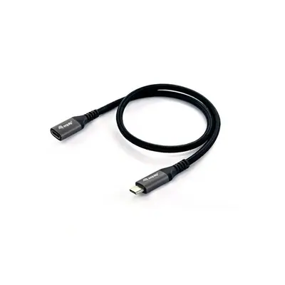 Equip Kábel - 128371 (USB-C 3.2 Gen2 hosszabbító kábel, apa/anya, 4K/60Hz, 10Gbps, 1m) – 2. kép