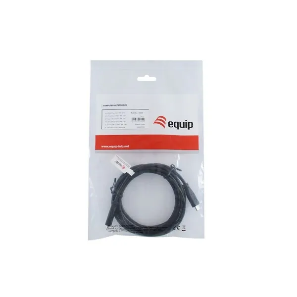 Equip Átalakító Kábel - 128887 (USB-C2.0 to USB-C, apa/apa, fekete, 2m) – 6. kép