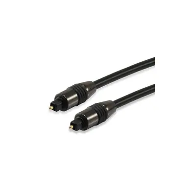 Equip kábel - 147922 (Toslink(optikai), SPDIF, apa/apa, aranyozott csatlakozó, fekete, 3m)