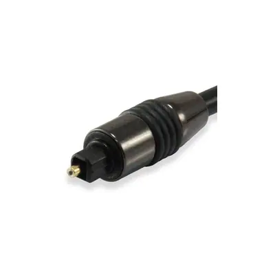 Equip kábel - 147922 (Toslink(optikai), SPDIF, apa/apa, aranyozott csatlakozó, fekete, 3m) – 2. kép