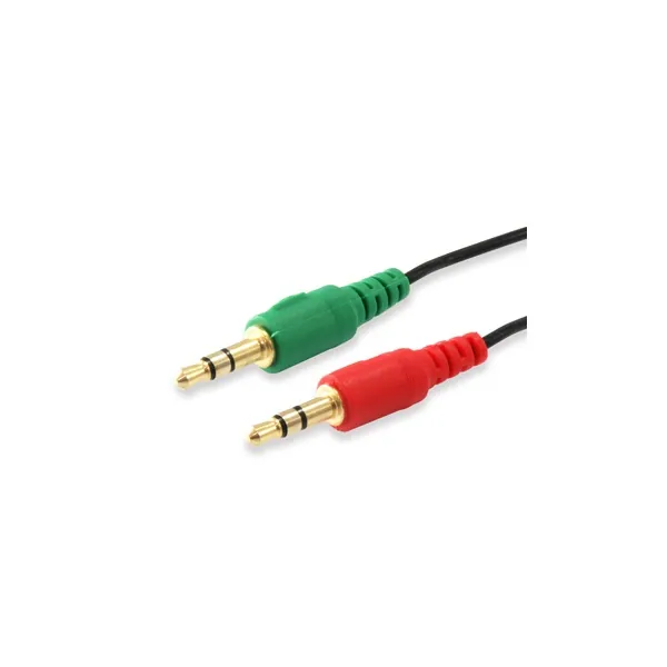 Equip kábel - 147942 (Audio elosztó, 3,5mm Jack, 1x anya/2x apa, fekete, 13cm) – 3. kép