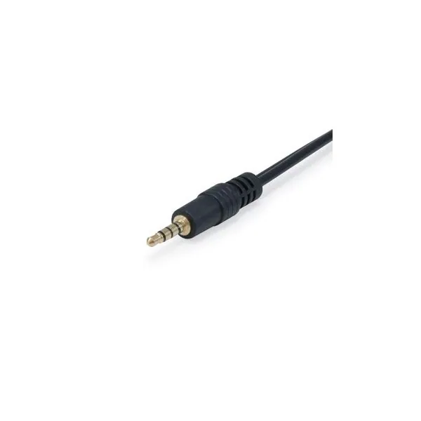 Equip kábel - 147943 (Audio elosztó, 3,5mm Jack, 2x anya/1x apa, fekete, 13cm) – 3. kép