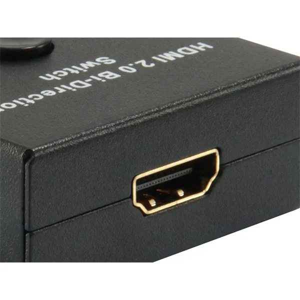 Equip HDMI Switch - 332723 (1x Bemenet, 2x Kimenet, két irányú jelátvitel, fekete) – 5. kép