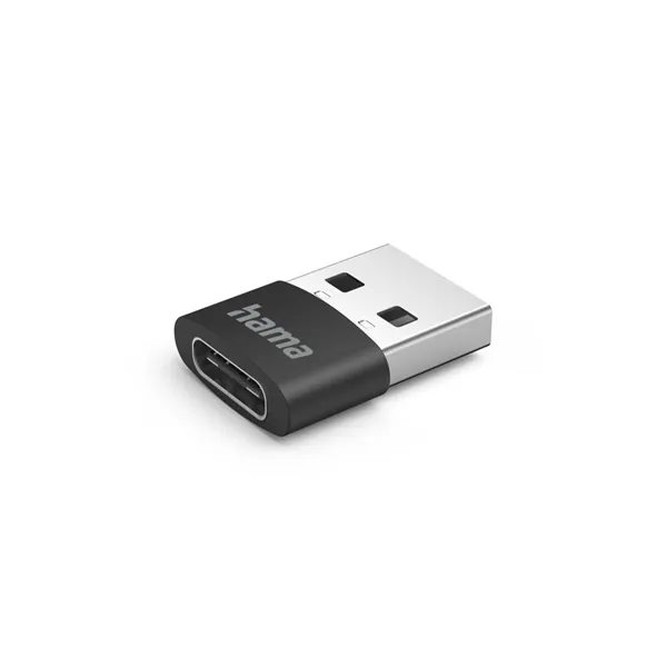 Hama Átalakító - 201532 (adapter, 3db, USB-A to USB-C, fekete)