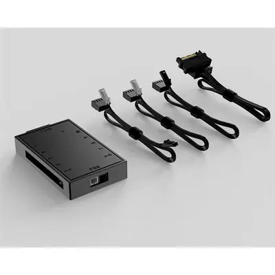 ID-Cooling Ventilátor tápkábel elosztó - FH-10 PWM (10 db 4pin) – 2. kép