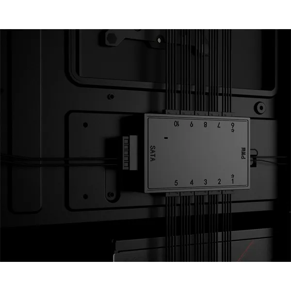 ID-Cooling Ventilátor tápkábel elosztó - FH-10 PWM (10 db 4pin) – 5. kép