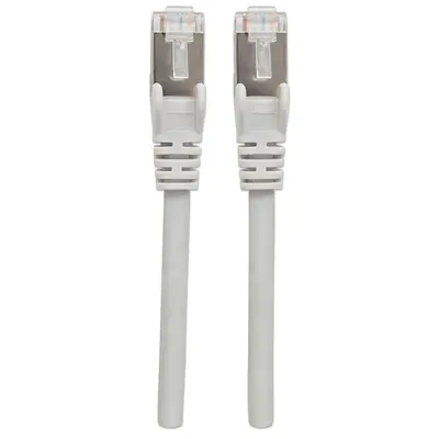 Manhattan Kábel - S/FTP Patch (RJ45 to RJ45, Cat7 kábel Cat6A moduláris csatlakozóval, 10m, szürke, réz) – 2. kép
