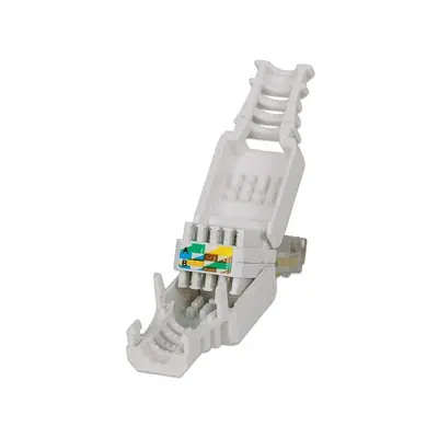 Manhattan Csatlakozó - RJ45 dugó, krimpelő fogó nélküli bekötés, Tooless design (Cat5/5e/6) – 2. kép