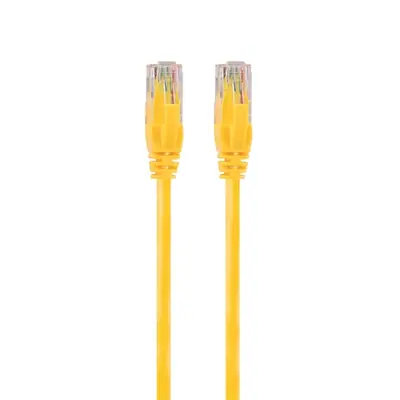 S-link Kábel - SL-CAT605YE (UTP patch kábel, CAT6, sárga, 5m)
