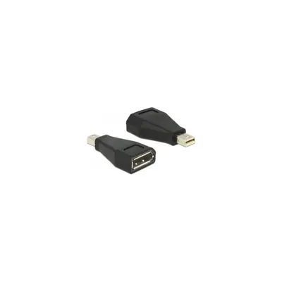 Delock Mini DisplayPort 1.2 -> DisplayPort 1.2 M/F adapter fekete
