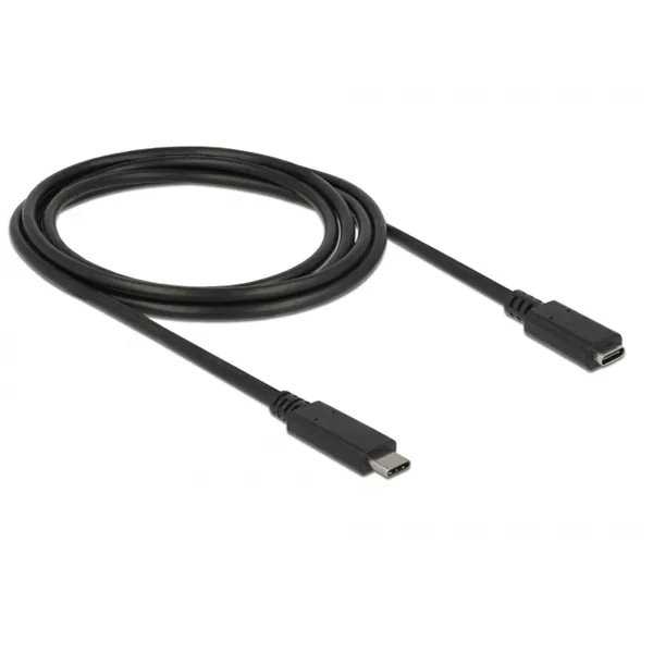 Delock Kábel - 85542 (USB (USB 3.1 Gen 1) USB Type-C, apa/anya, fekete, 2m) – 2. kép