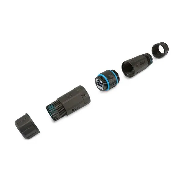 Equip Kültéri RJ45 Toldó - 221172 (Cat6A, árnyékolt, IP68, műanyag) – 2. kép