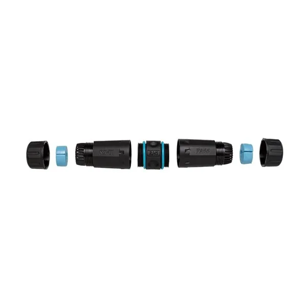 Equip Kültéri RJ45 Toldó - 221172 (Cat6A, árnyékolt, IP68, műanyag) – 3. kép