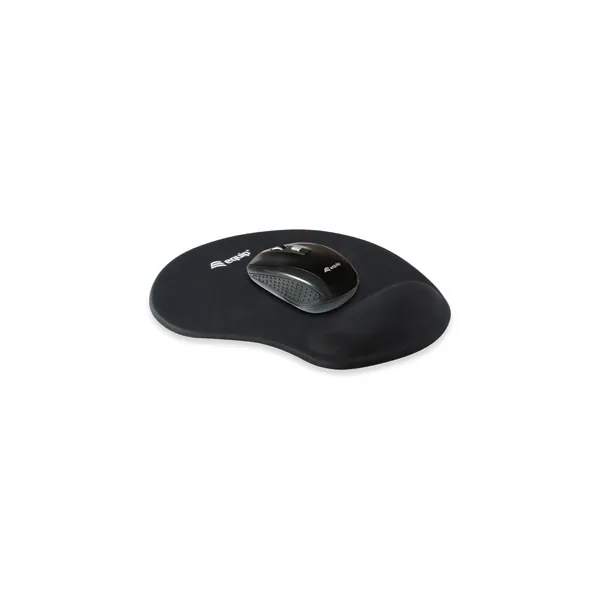 Equip-Life Egérpad - 245014 (szövet, csúszásmentes, 230 x 200 x 20mm, csuklótámasz, fekete) – 4. kép