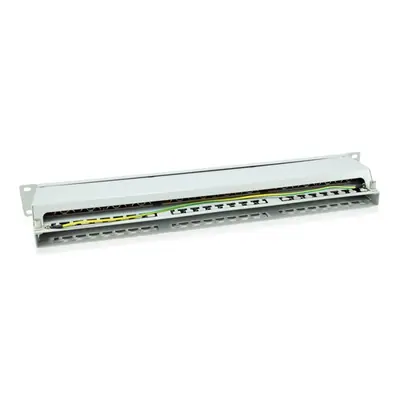 Equip Patch panel - 326349 (48 port, Cat6, 1U, árnyékolt, szürke) – 2. kép