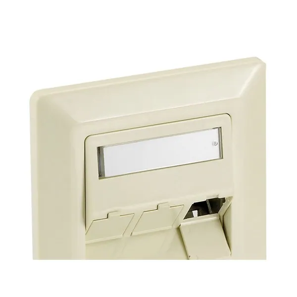 Equip Keystone Fali aljzat - 760304 (3 port, Cat6, UTP, fehér) – 2. kép