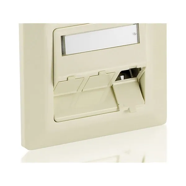 Equip Keystone Fali aljzat - 760304 (3 port, Cat6, UTP, fehér) – 3. kép