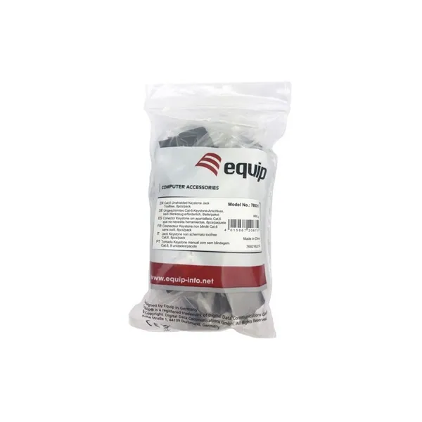Equip Keystone - 769216 (Cat6, árnyékolatlan, tool-free) 8db/csomag – 2. kép