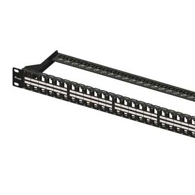 Equip Keystone Patch Panel - 769248 (48 port, 1U, árnyékolatlan, fekete) – 2. kép